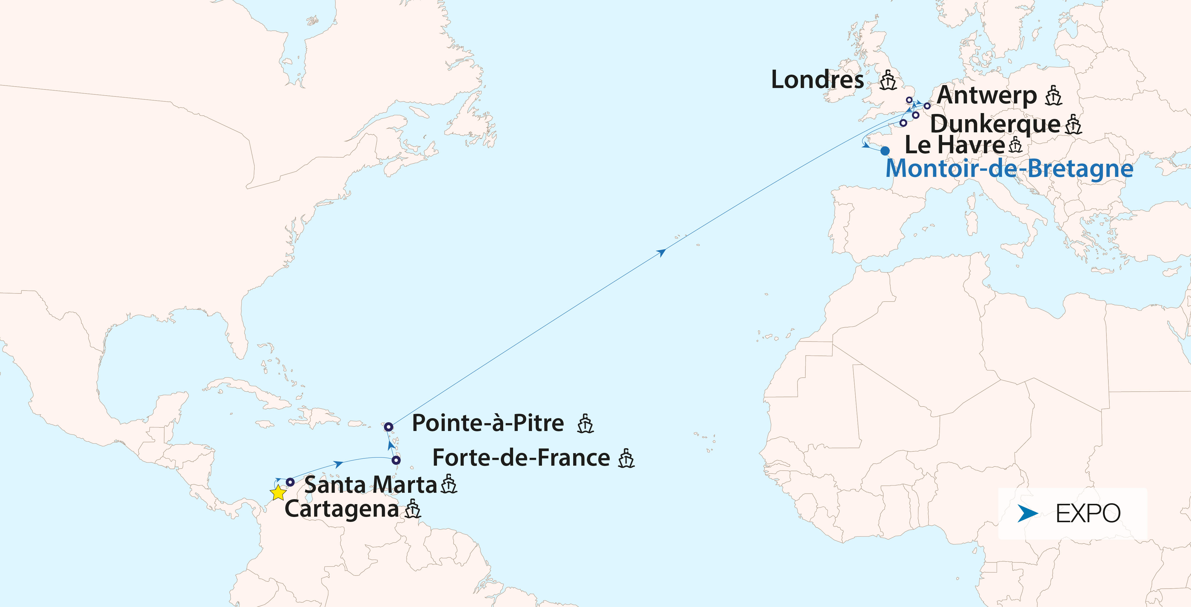 North Europe French West Indies (PCRF) - Expo