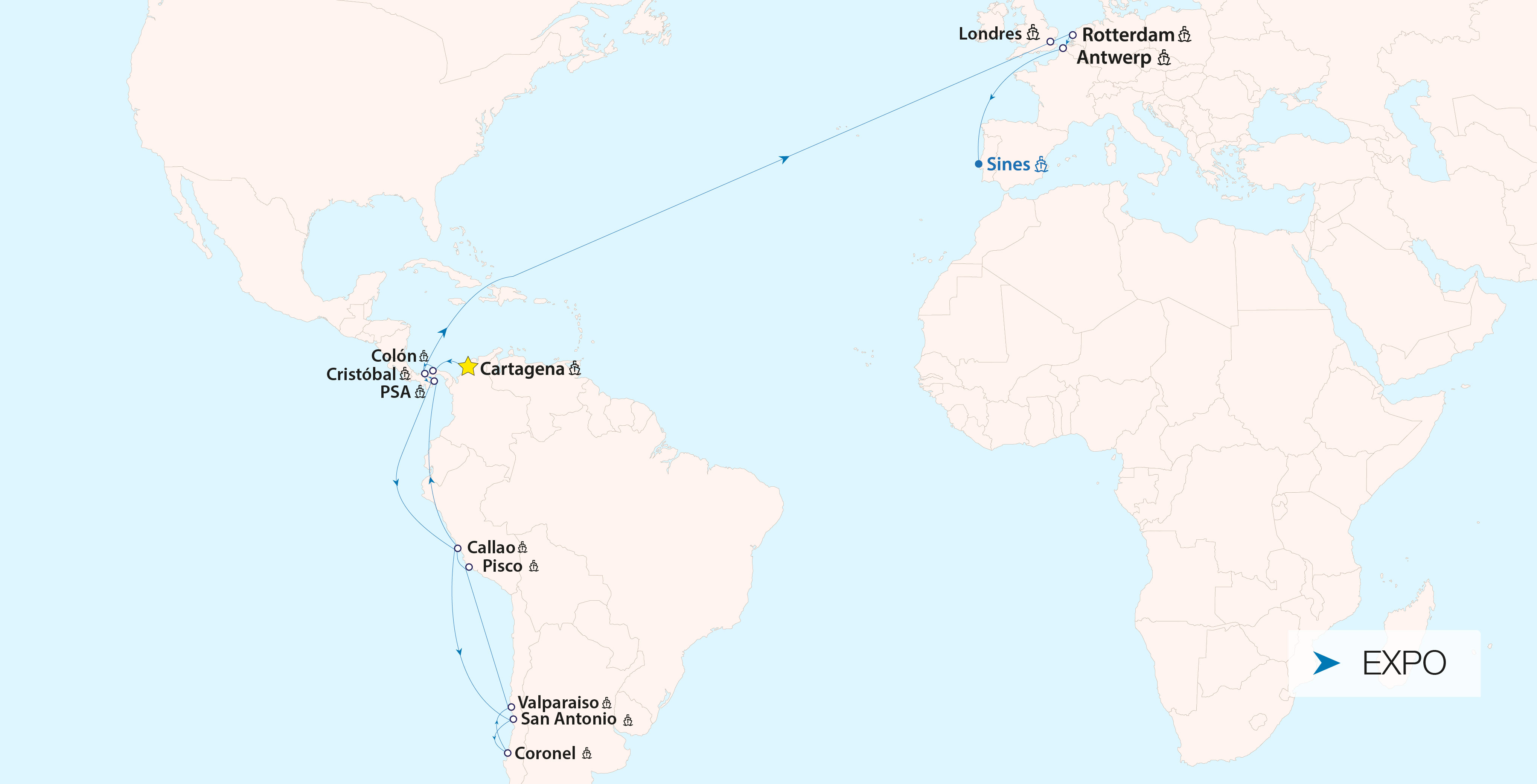 South America West Coast - EXPO